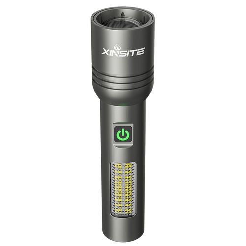 New High-Brightness Quad-Light Source Flashlight Outdoor Multi-Functional Long-Lasting Portable Long-Range Home Lighting