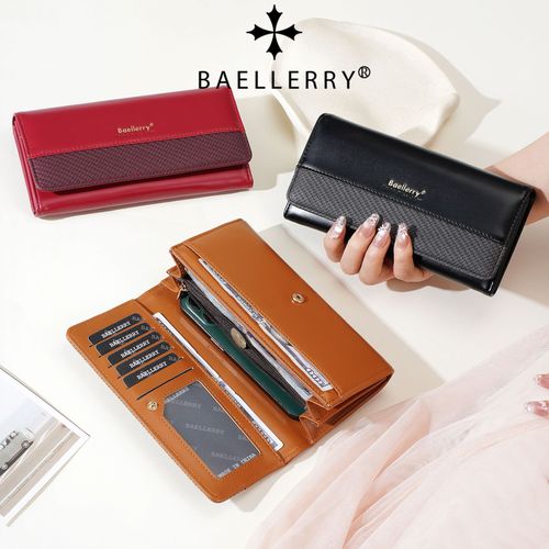 women long wallet, ladies phone purse, color block clutch, multi card slots wallet, large capacity zipper purse, luxury women clutch, versatile wallet