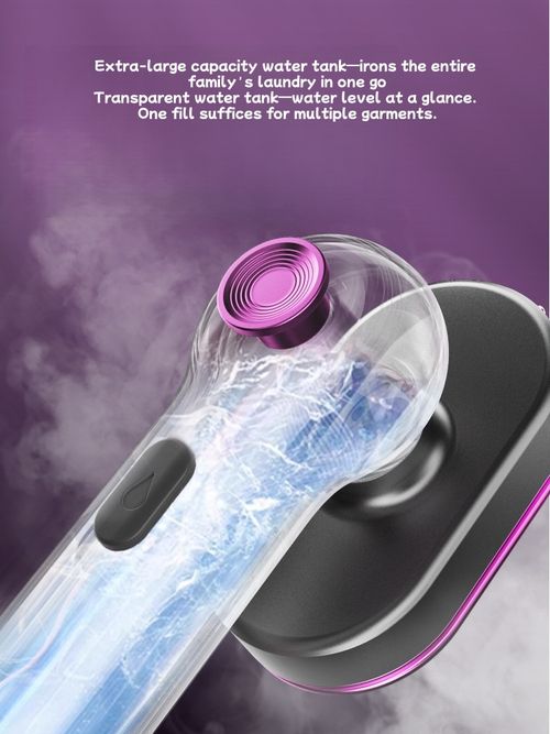 Handheld Steam Iron Portable Home Use Handheld Ironing Machine Mini Compact Rotating Folding Iron