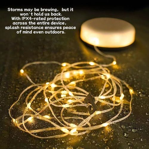 New Camping Tape Measure Light LED Ambient Light Rechargeable Outdoor Tent Light Strip Storage Camp Light