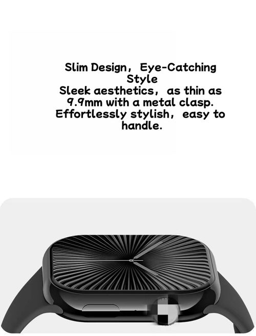 S10 Smartwatch with Heart Rate, Blood Pressure Monitoring, Bluetooth, NFC, Call Function, and Fitness Activity Notifications