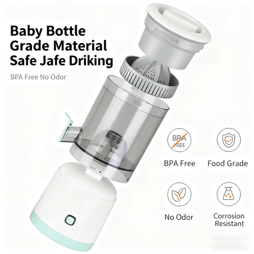 Fully Automatic Juicer Home Use Compact Multi-Function Pulp-Juice Separation Baby Food Wireless Portable Pure Juice