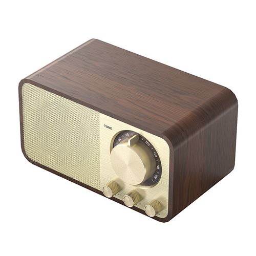 🔥Wooden ABS Stereo Radio with Retro Bluetooth