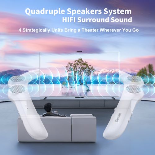 Trending Bluetooth Neckband Speaker Outdoor Portable Neck-Worn Speaker Mini Subwoofer Sound System