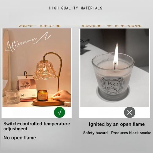 Lily of the Valley Scented Candle Warmer French Vintage Bedside Lamp