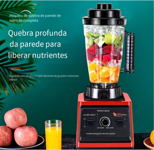 Mixeur SC-9880 8000w Batedeira profissional multifunções 2 em 1 Processador de alimentos Processador de alimentos para serviços pesados Misturador de crista prateado comercial