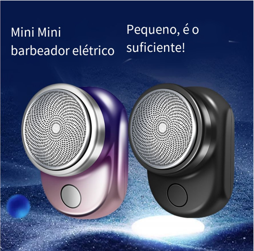 Novo portátil usb recarregável máquina de barbear cabelo à prova dwaterproof água bolso barbeador elétrico mini navalha