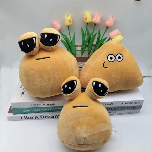 2024 Hot Plush Toys Pou My Pet Alien Game Peripheral Action Figure Pou Plush Toy Children's Gift Stuffed Animals Toys