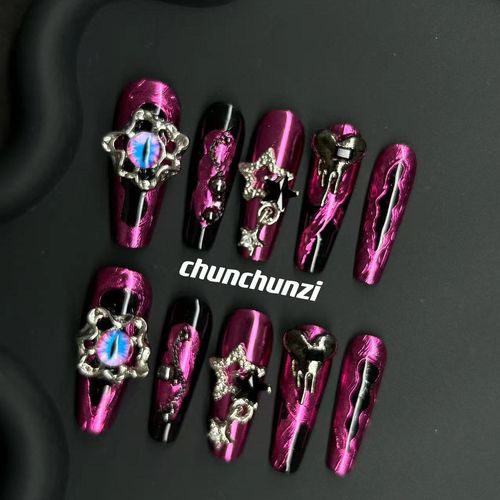 Fuchsia Dark - Glam Nails