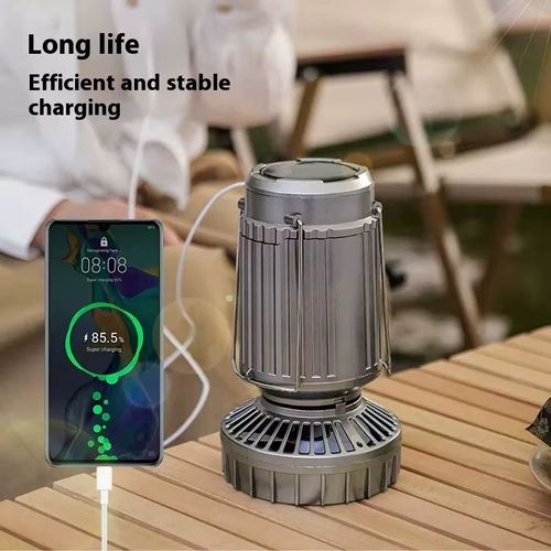 Solar Camping Fan Light