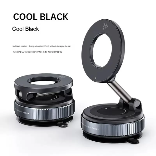 Car Mount MagSafe Magnetic Phone Holder with Suction Cup