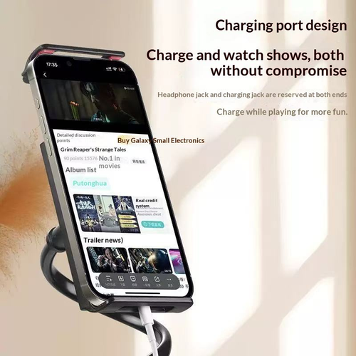 Universal Rotating Mount for Phones, Tablets, and iPads—Perfect for Bedding, Bedside Tables, Desks, Binge-Watching, and Dorm Rooms