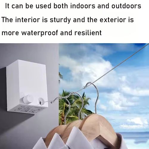 Invisible and holeless clothes drying line