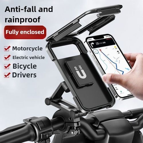 Waterproof phone holder, electric battery holder, motorcycle phone holder, bicycle mount, fully waterproof and rainproof.