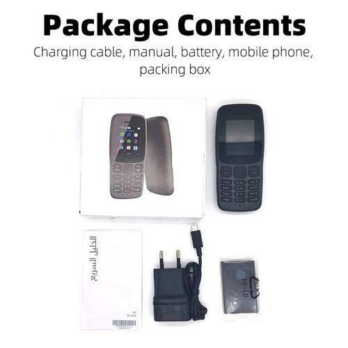 Make a call to your loved ones at home the new button phone 106 feature mobile phone multi card 2G send the elders send the elderly send the children
