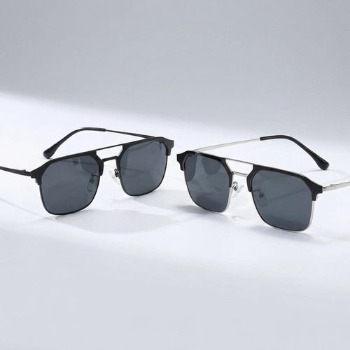 Half-rimmed prescription sunglasses, driver-specific sunglasses with strong light protection and UV protection