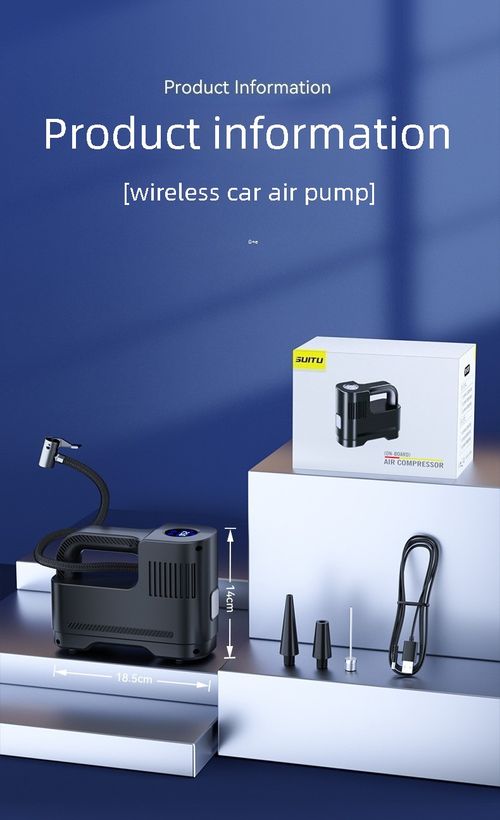 Portable Multifunctional Car Air Pump Vehicle Tire Car Air Pump Inflator Pump