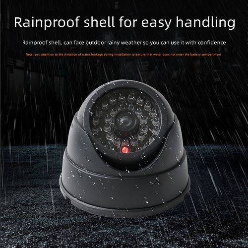 Dummy Camera Monitor, Simulation Camera with Light, Semi-circular Camera, Model Anti-theft Surveillance Camera