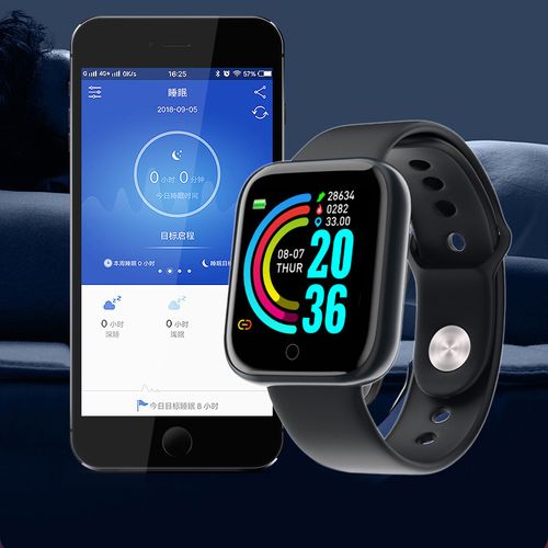 Bluetooth smart bracelet color screen heart rate sphygmomanometer step movement watch D20S smart bracelet