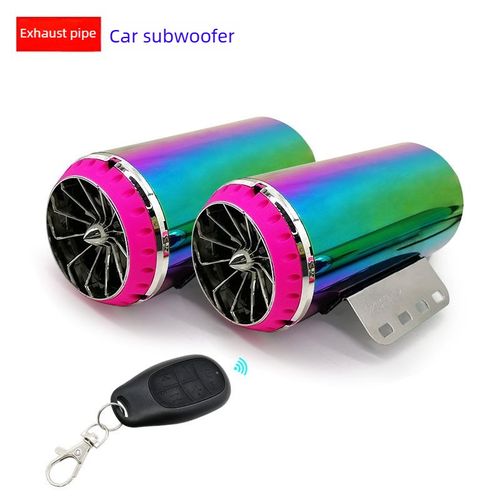 Exhaust pipe, motorcycle audio system, electric scooter Bluetooth subwoofer, electric vehicle speaker, Bluetooth upgrade