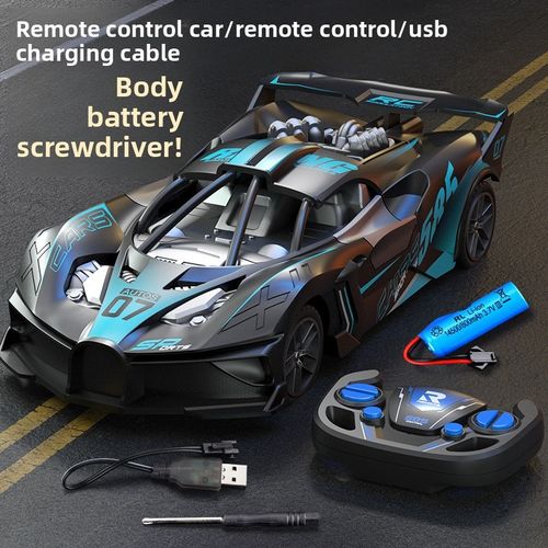 Remote control racing car RC speed model four-way rechargeable electric model crash-resistant high-speed racing car toy for children and boys wholesale cross-border