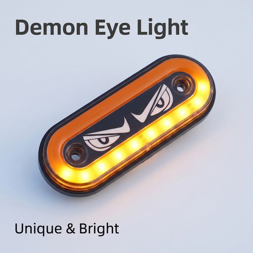 High brightness truck demon light guide LED side lamp waterproof ground illuminating side light 24V flowing turn signal tire waist light