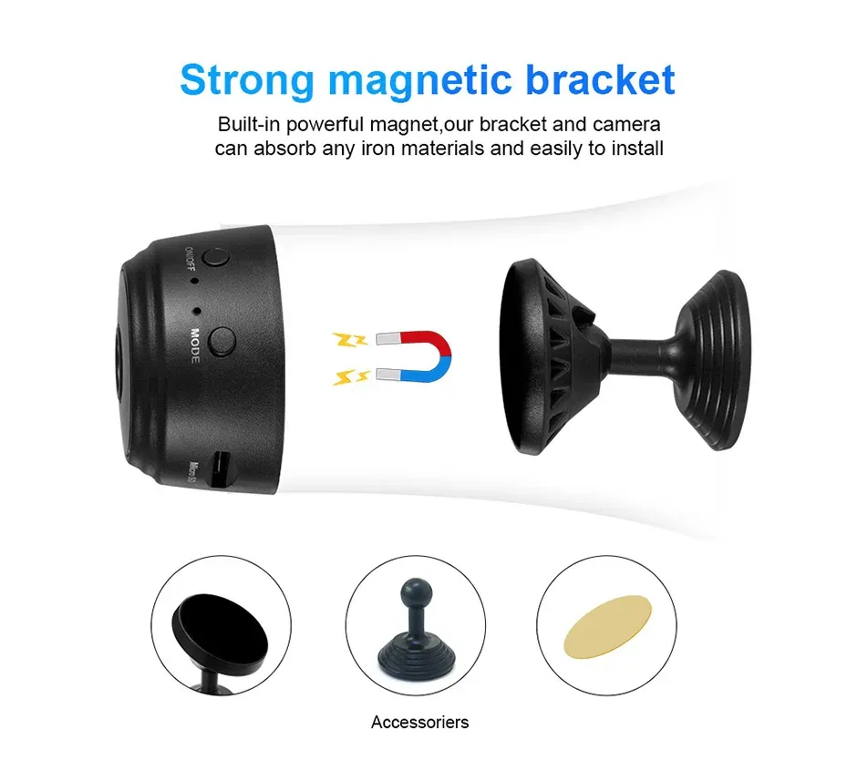 HD 1080P WIFI IP Camera Home Security Small Size IR Night Vision Motion Detect Alarm Portable Mini Surveillance Camera
