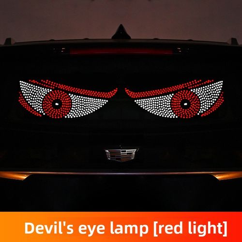 Devil's Eye Decorative Light - LED Display Screen - Car Influencer Eye Light - Expression Light - Rear Window Car Mounting