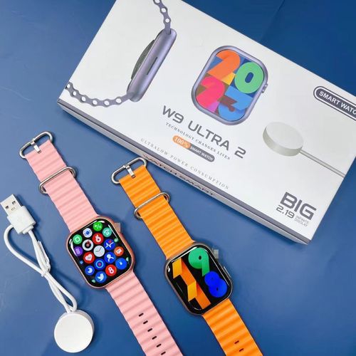 W9Ultra2 - A stylish and smart watch suitable for both men and women, featuring Bluetooth calling, remote control for taking photos, and sports functions.