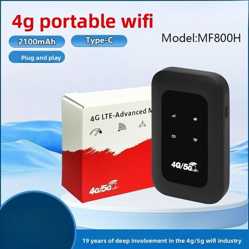 H806 Unlocked Full Band 4G Portable MiFi Router, Pocket Mobile WiFi Hotspot Wireless Modem