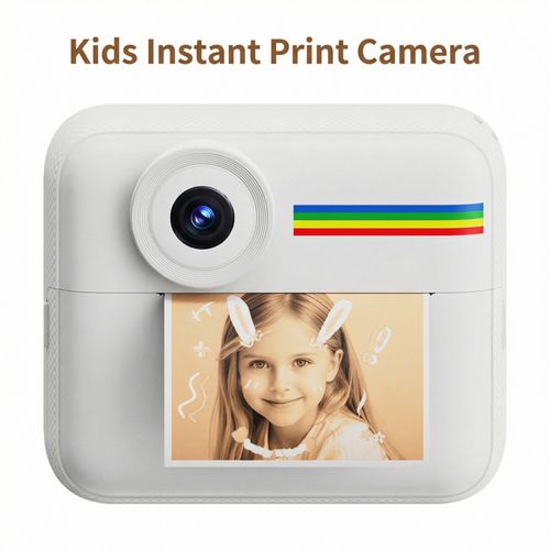 Instant camera for kids, instantly prints cartoon digital high-definition color images.