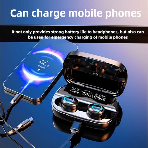 M10 TWS Bluetooth Headphones Charging Box Wireless Earphones With Microphone 9D Stereo Sports Waterproof Earbuds Headset