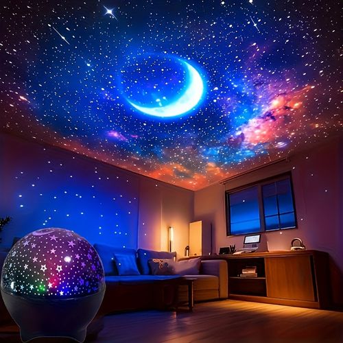 Starry Sky Projection Ambient Light, Northern Lights, Water Ripple, Starry Night Light, Colorful Projection Magic Ball