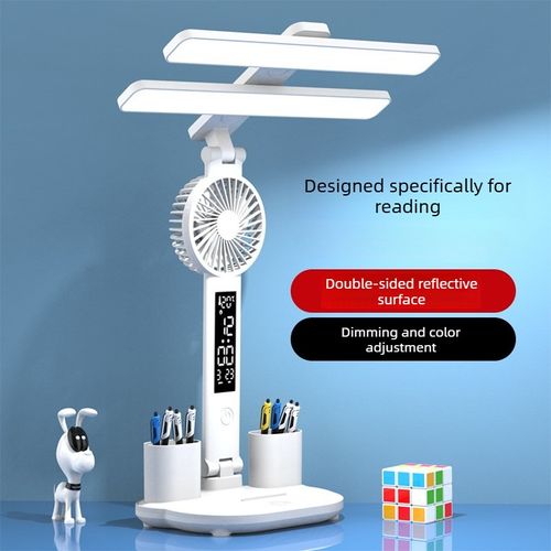 Eye-protecting LED desk lamp for students, dormitories, touch-sensitive dimming, rechargeable, for children's bedrooms, bedside lamps, and gifts.