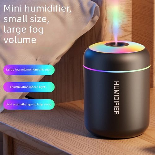 Mars Cannon Humidifier USB Mini Car Portable Small Silent High Mist Volume Colorful Ambient Light Home Air Conditioned Room