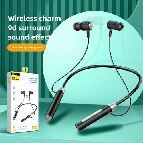 Neckband Stereo In-Ear Headphones for Sports and Running with Bluetooth and Long Standby Time