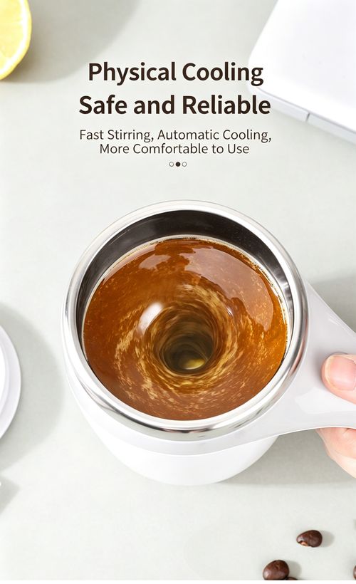 Portable Self-Stirring Coffee Mug