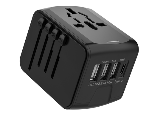 multi-functional travel adapter plug