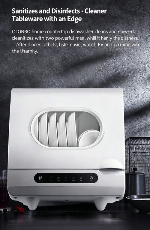 Fully Automatic Countertop Dishwasher, No Installation Required