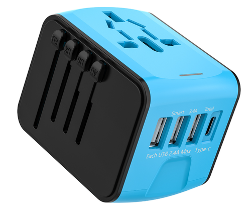 multi-functional travel adapter plug