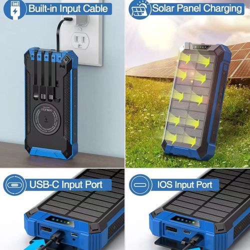 20000mAh solar power bank