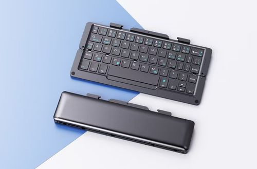 Mini tri-fold Bluetooth keyboard