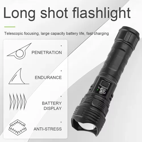 Outdoor Emergency Essential: Ultra-Bright & Ultra-Portable Flashlight (High-End Version)