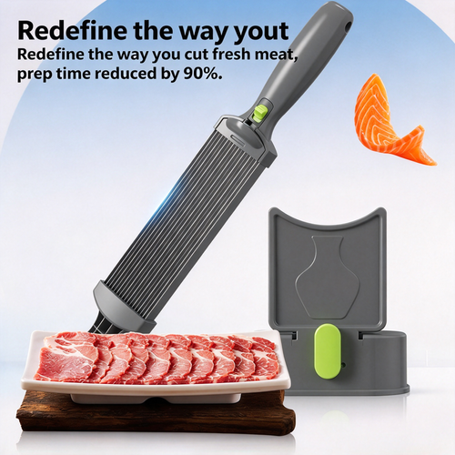 Multi-Function Meat Slicer with Suction Cup for Quick Food Prep