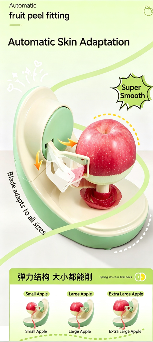 Multifunctional Electric Fruit Peeler | Peel Fruits Automatically & Safely