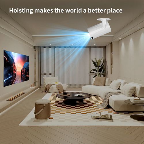 Mobile Wireless Screen Mirroring HD 1080P Home Theater Projector