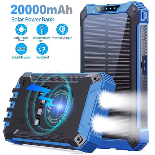 20000mAh solar power bank