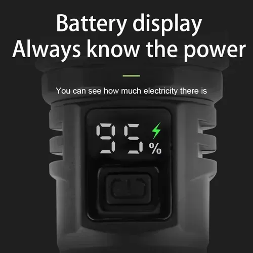 Super-bright portable flashlight (low-end version)