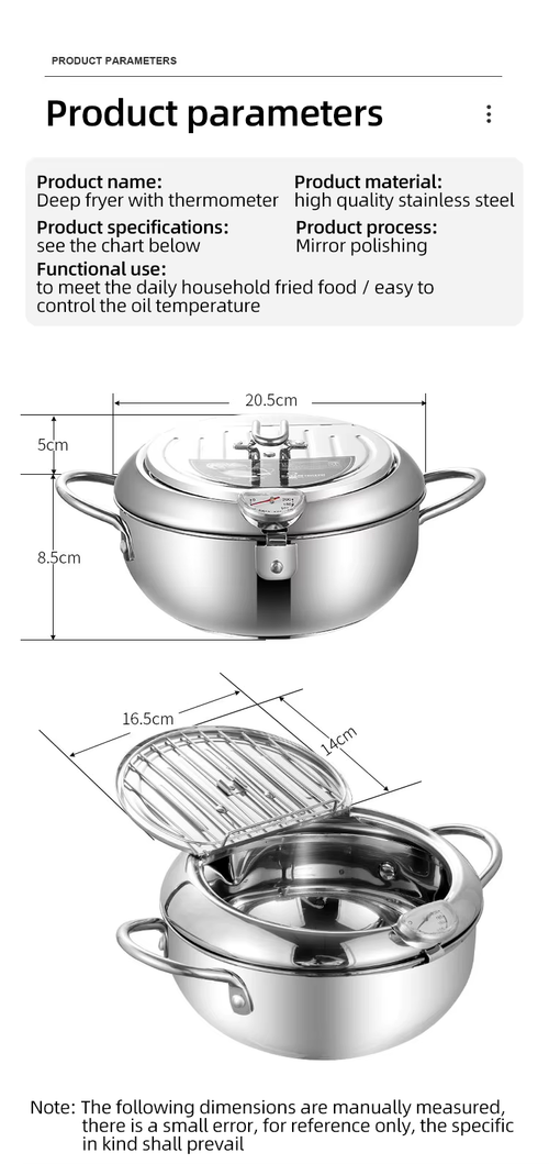 Japanese-style mini electric fryer