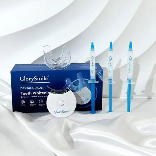 Kit de branqueamento de dentes de logotipo privado para uso profissional dental 5 led máquina de branqueamento de dentes 10 minutos